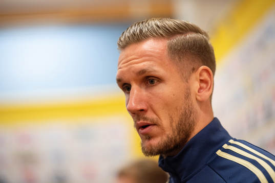 Goalkeeper Robin Olsen of the Swedish national football team