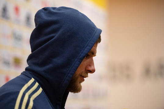 John Guidetti of the Swedish national football team