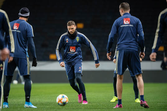 Marcus Berg of the Swedish national football team