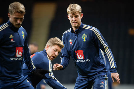 Alexander Fransson and Filip Helander of the Swedish