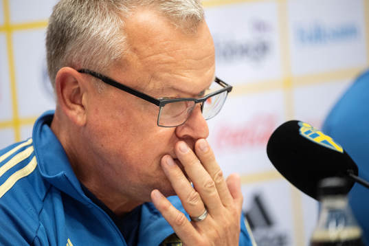 Head coach Janne Andersson of the Swedish national football