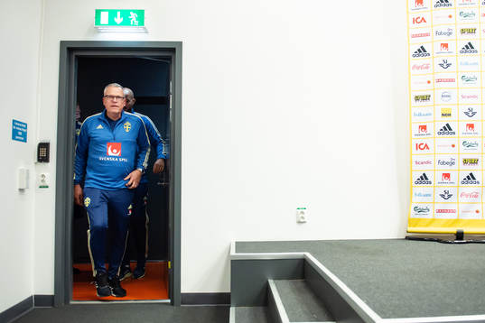 Head coach Janne Andersson of the Swedish national football