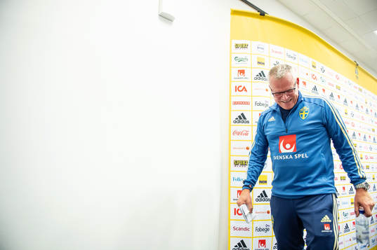 Head coach Janne Andersson of the Swedish national football