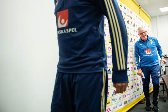 Head coach Janne Andersson of the Swedish national football