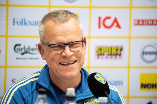 Head coach Janne Andersson of the Swedish national football