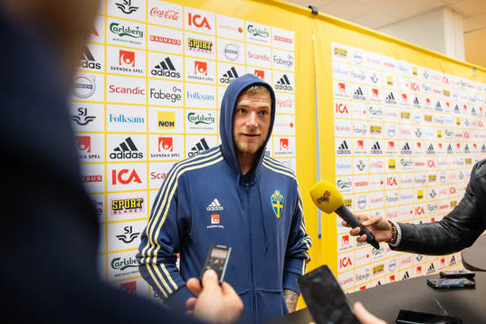 John Guidetti of the Swedish national football team