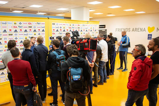 John Guidetti of the Swedish national football team