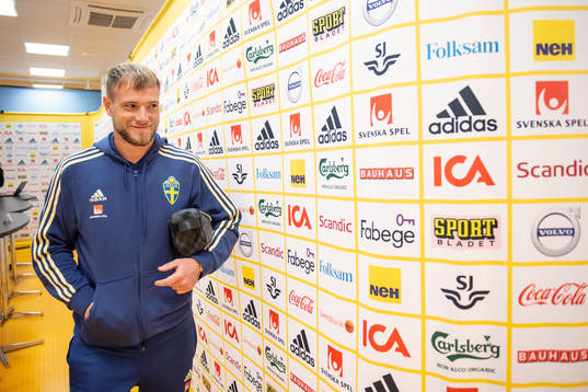 John Guidetti of the Swedish national football team