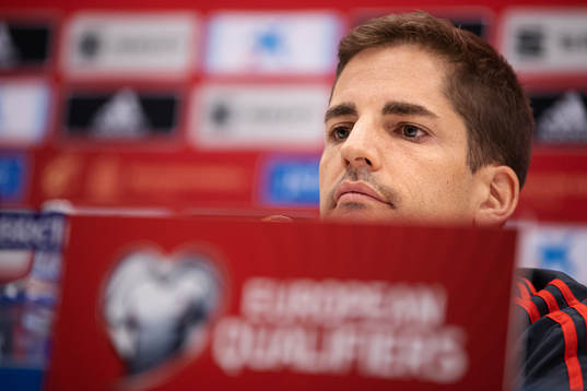 Robert Moreno, head coach of the Spanish national football