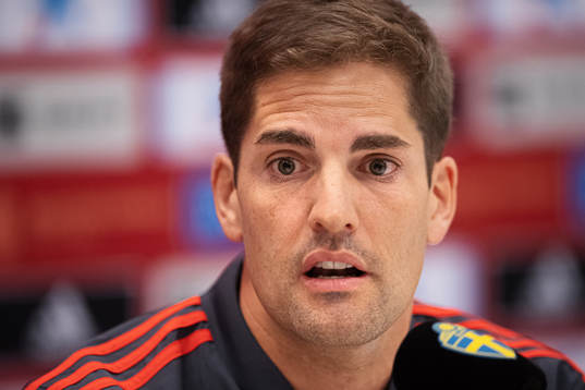 Robert Moreno, head coach of the Spanish national football