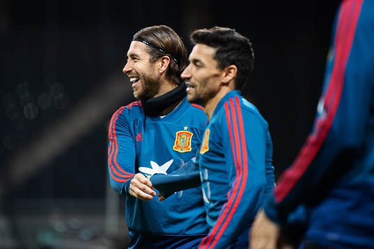 Sergio Ramos of the Spanish national football team