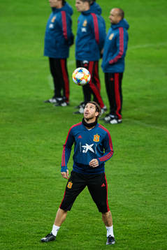 Sergio Ramos of the Spanish national football team