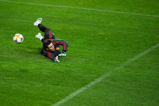 Goalkeeper Kepa Arrizabalaga of the Spanish national