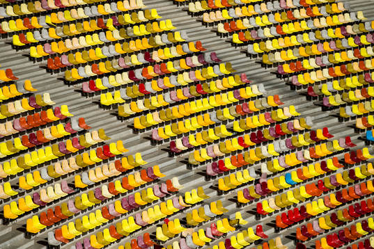 Empty seats at Arena Nationala