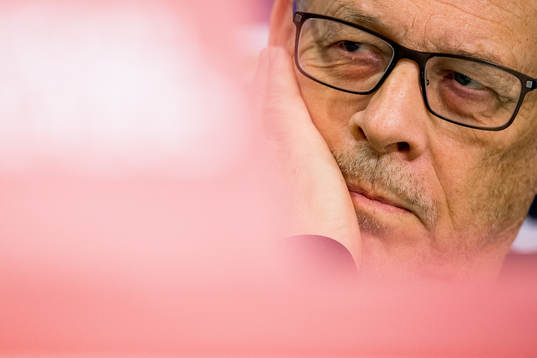 Lars Lagerbäck, head coach of Norway