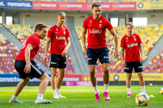 Jonas Svensson, Kristoffer Ajer, Ole Kristian Selnæs and