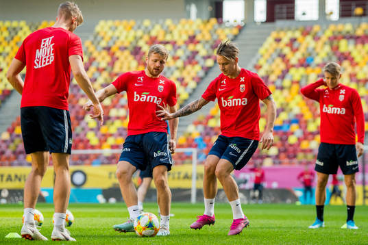 Fredrik Midtsjø and Stefan Johansen of Norway