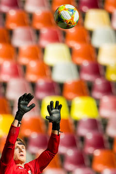 Goalkeeper Sondre Rossbach of Norway