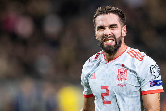 Dani Carvajal of Spain