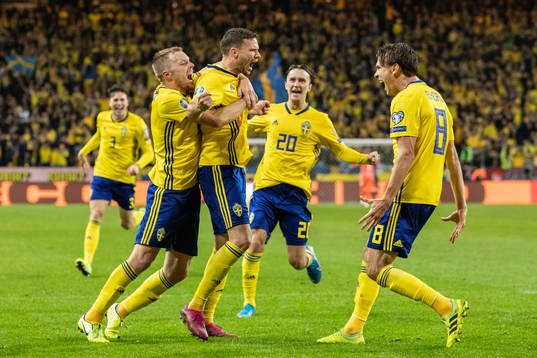 Sebastian Larsson, Kristoffer Olsson and Albin Ekdal