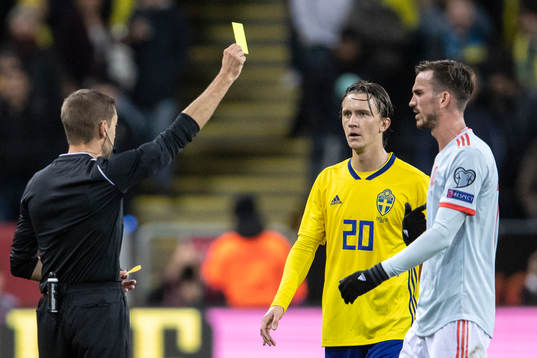 Kristoffer Olsson of Sweden and Fabian Ruiz of Spain