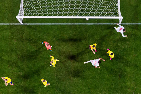 Rodrigo of Spain celebrates 1-1