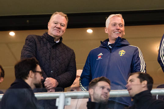 President Karl-Erik Nilsson and Håkan Sjöstrand, general