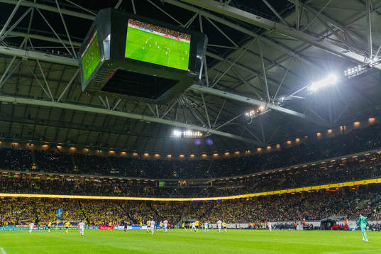 General view of Friends Arena
