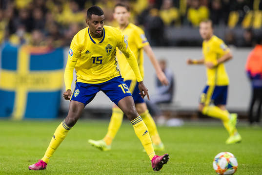 Alexander Isak of Sweden
