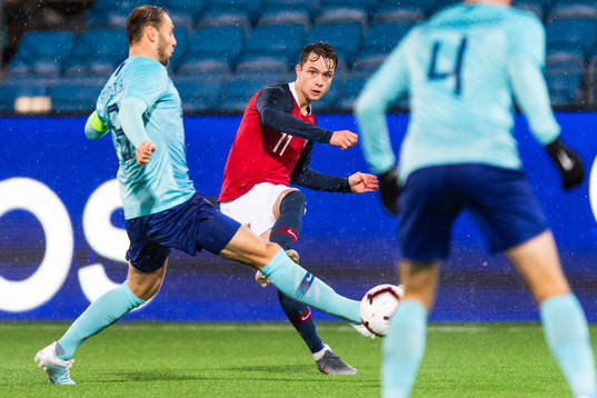 Bläddra bland fler bilder av Football, UEFA Euro Under-21 Qualifier, Norway - Netherlands