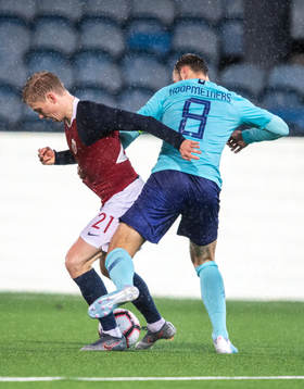 Ola Brynhildsen of Norway and Teun Koopmeiners of