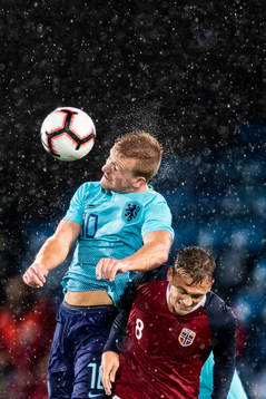Dani De Wit of Netherlands and Emil Bohinen of Norway