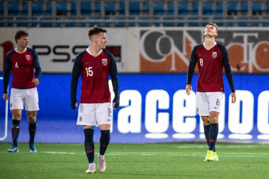 Emil Bohinen of Norway looks dejected