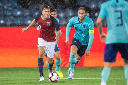 Fredrik Bjørkan of Norway and Teun Koopmeiners of