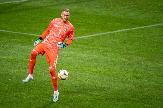 goalkeeper Robin Olsen of Sweden
