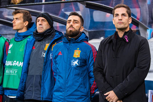 Robert Moreno, head coach of Spain