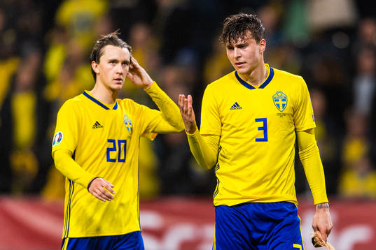 Kristoffer Olsson and Victor Nilsson Lindelöf of Sweden