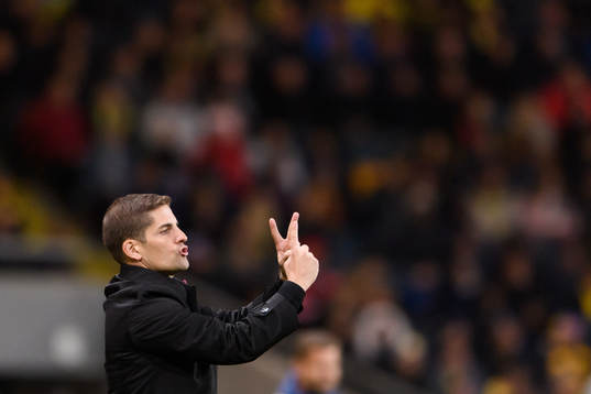 Robert Moreno, head coach of Spain