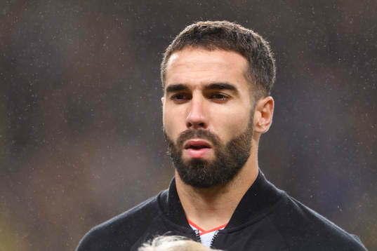 Dani Carvajal of Spain at lineup
