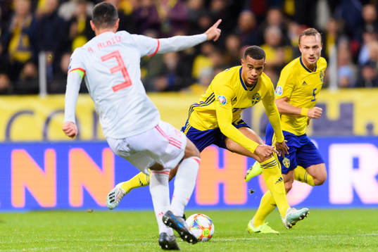 Robin Quaison of Sweden