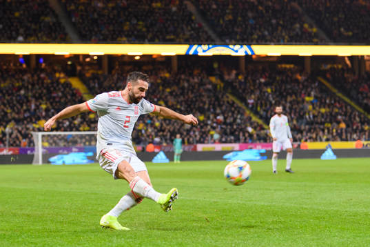 Dani Carvajal of Spain
