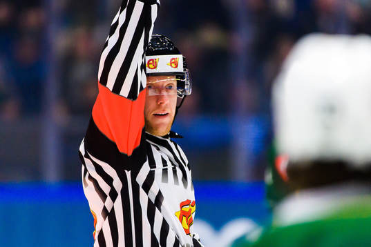 Referee Mikael Holm