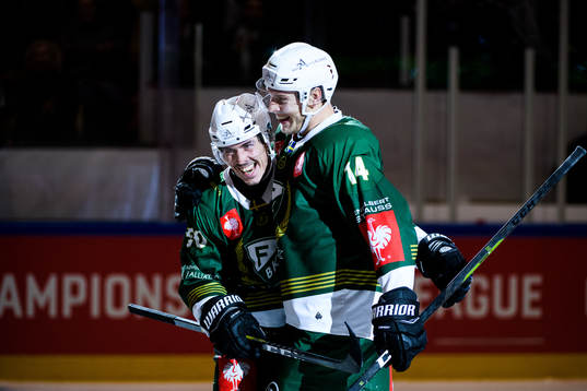 Sebastian Erixon and Victor Ejdsell celebrates
