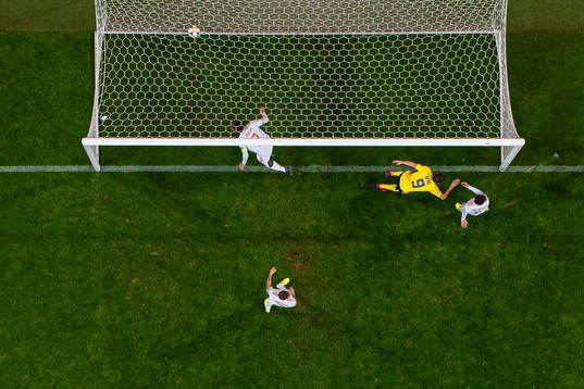 Marcus Berg of Sweden celebrates