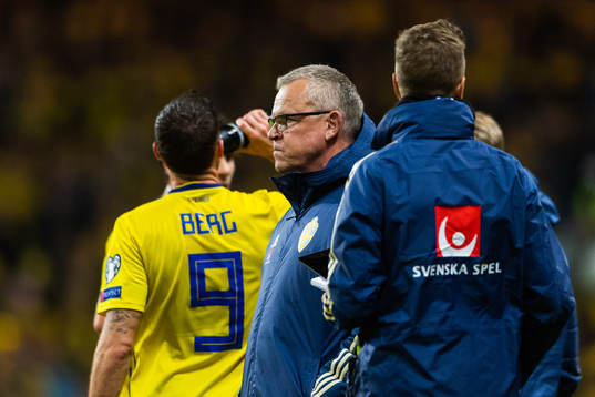 Janne Andersson, head coach of Sweden