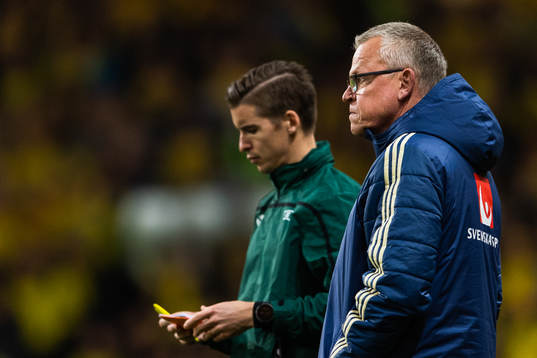 Janne Andersson, head coach of Sweden