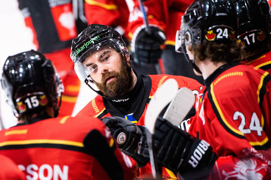 Jack Connolly of Luleå celebrates