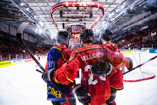 Arttu Ilomäki, Jesper Sellgren and Noel Gunler of Luleå