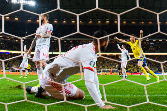 Albin Ekdal of Sweden celebrates