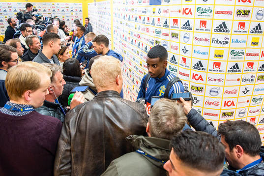 Alexander Isak of Sweden
